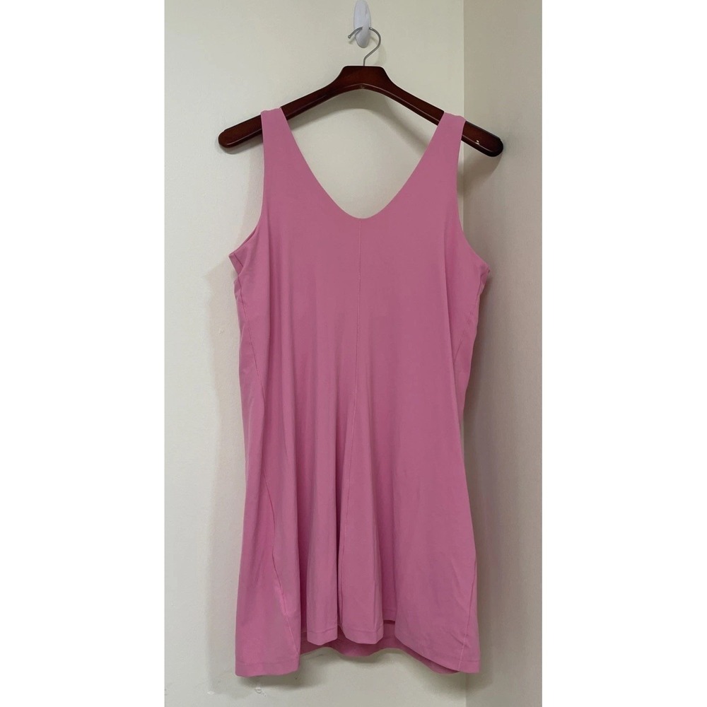 Athleta Transcend Mini Pink Athletic Dress Women's XL - Picture 8 of 14